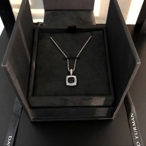 David Yurman Petite Albion Necklace Black Onyx